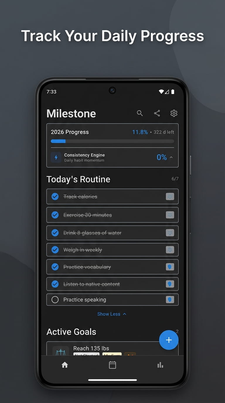Track your daily progress